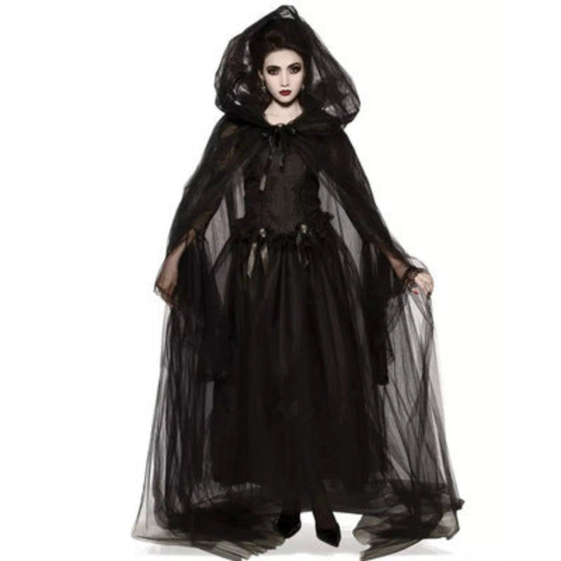 Women's Halloween Witch and Sorceress Costume Dress for Parties and Masquerade