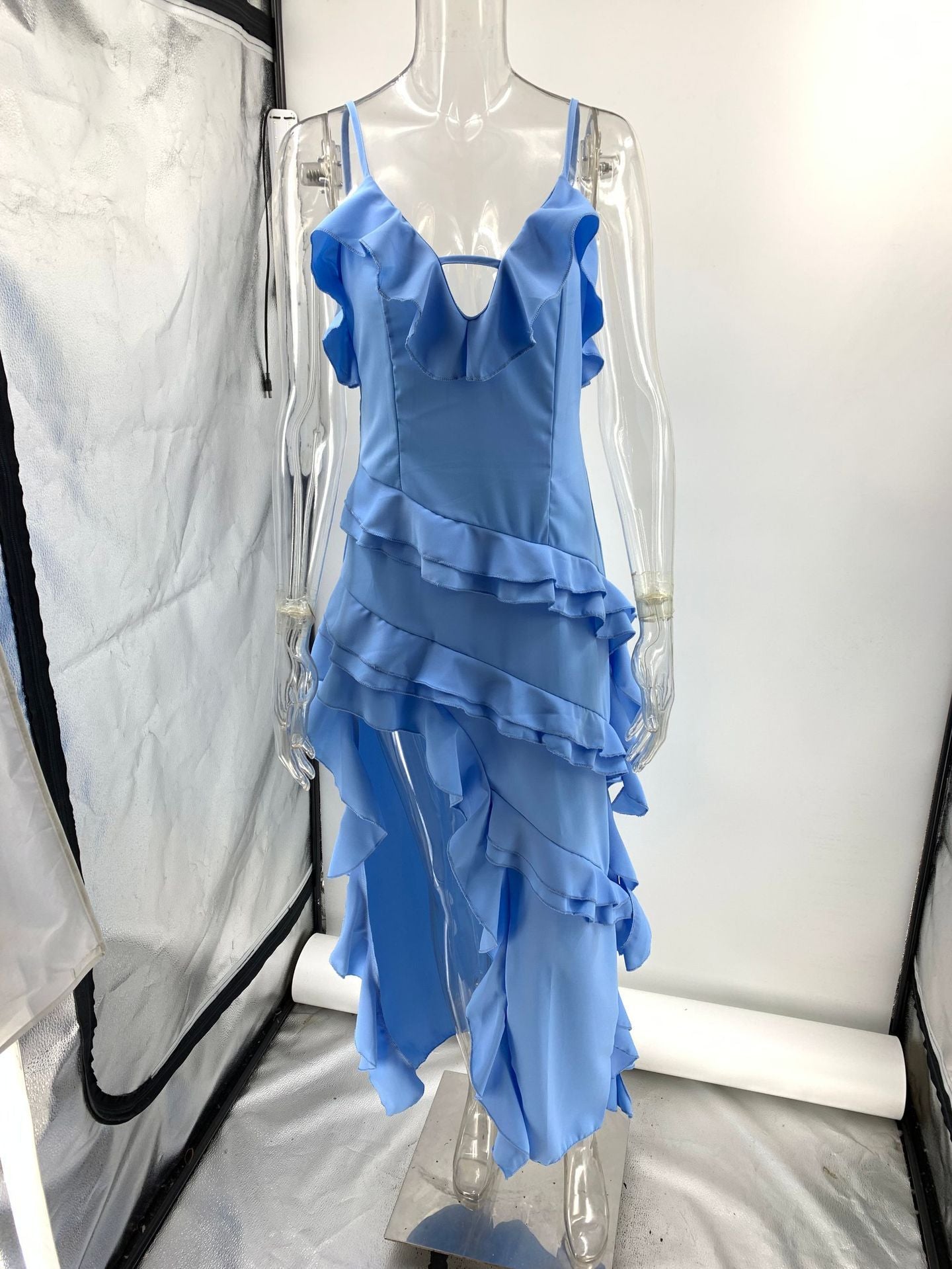Susan – Irregular Solid Color Dress