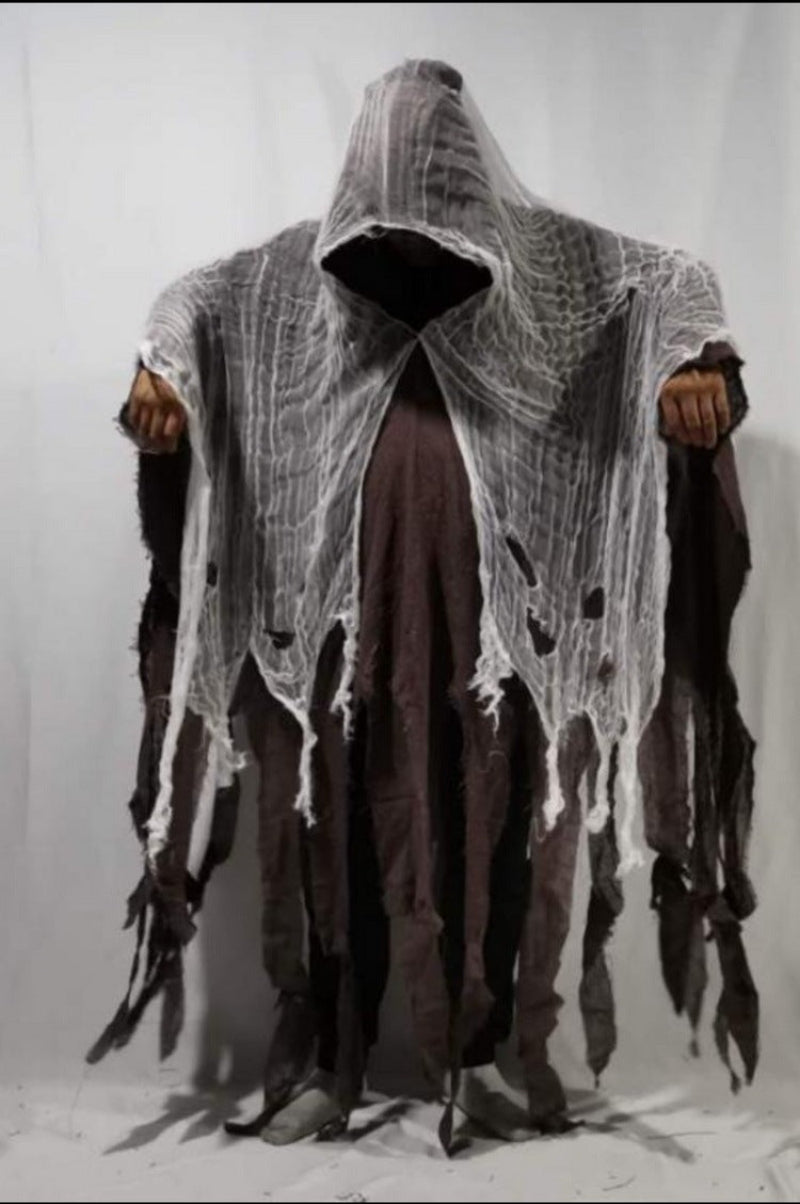 Halloween Hooded Reaper Costume Robe for Adults – Spooky Party Cloak Outfit