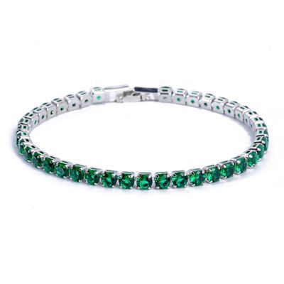 Diana – Simple Gang Drill Zircon Bracelet