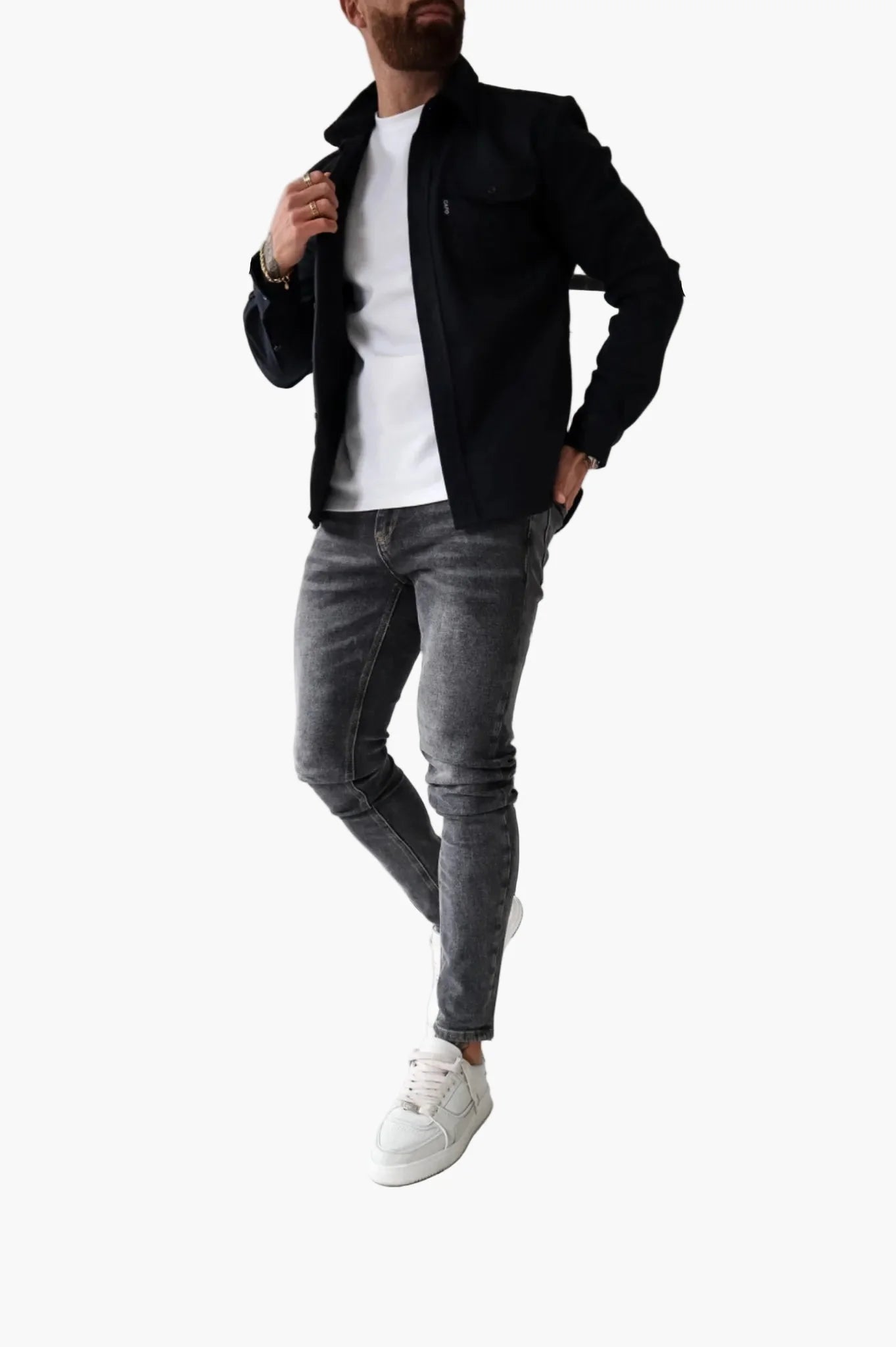 Men's Modern Shirt Jacket – Versatile Casual Style for Everyday Wear