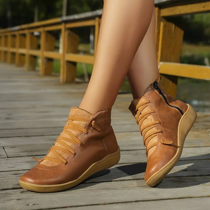 Women's Casual Comfort Ankle Boots – Fashionable Everyday Walking Booties