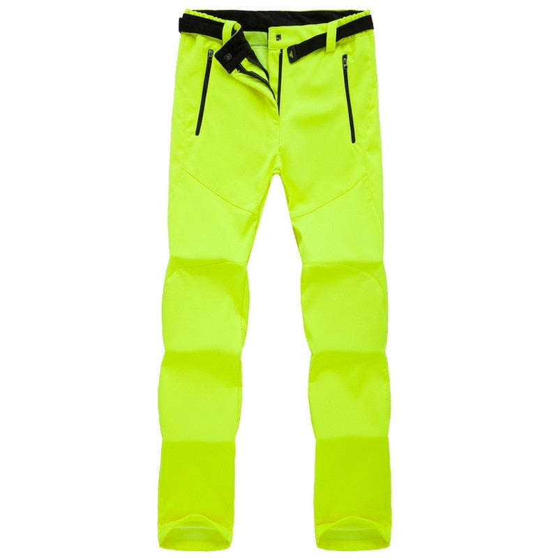 Men's Outdoor Waterproof Hiking Pants – Tactical Fleece-Lined Trekking Trousers