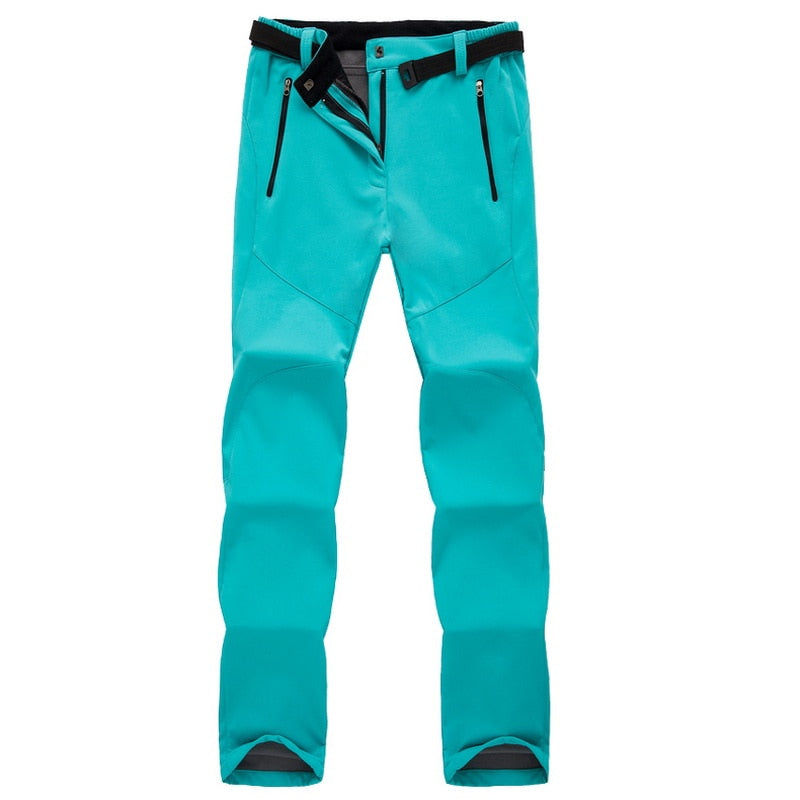 Men's Outdoor Waterproof Hiking Pants – Tactical Fleece-Lined Trekking Trousers