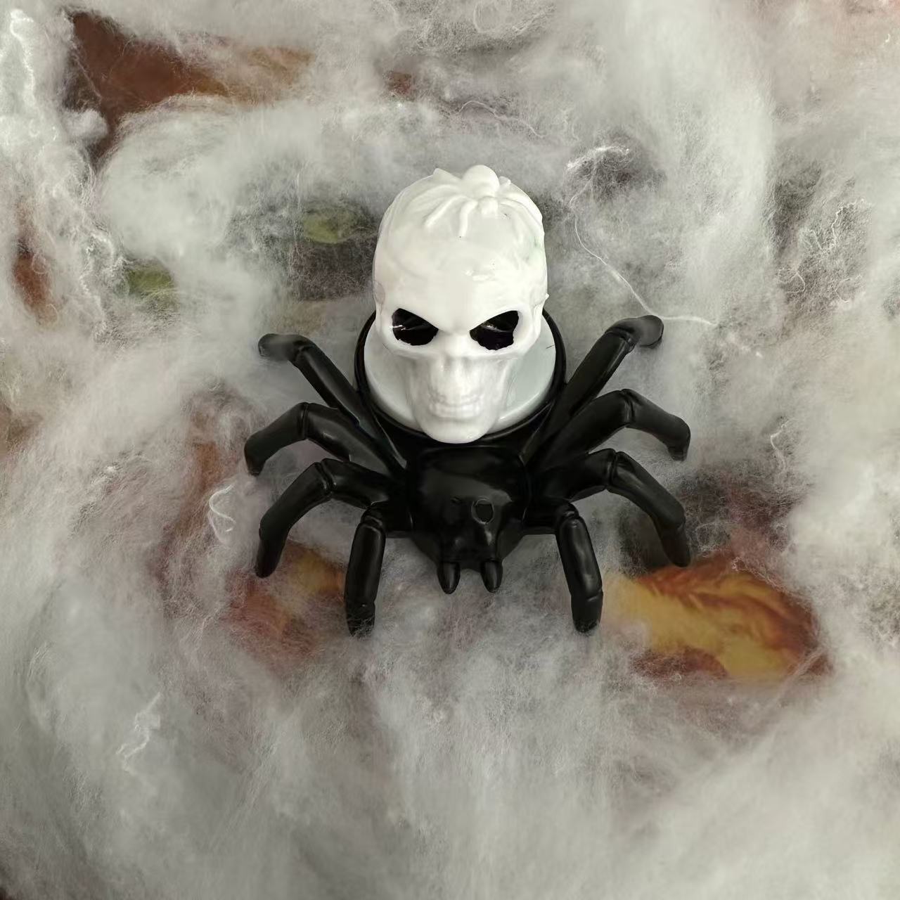 Halloween Spider Candle Lamp Decoration – Spooky Party Prop for Trick-or-Treat & Haunted Houses