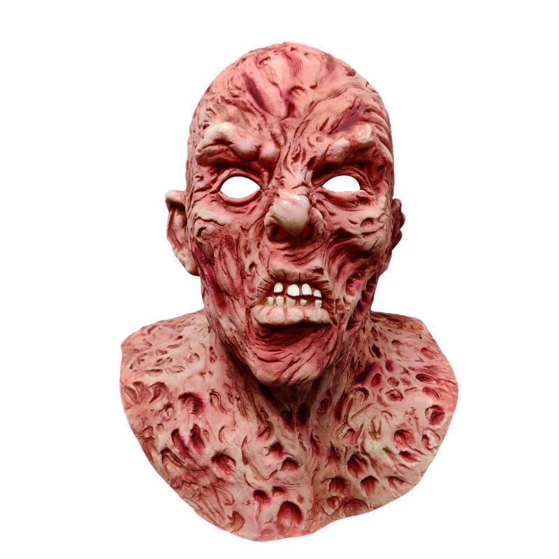 Men's Halloween Freddy Latex Mask for Costume Parties and Decorations