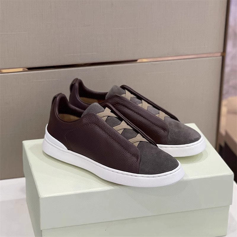 Men’s Minimalist Low-Top Sneakers – Sleek Everyday Casual Shoes