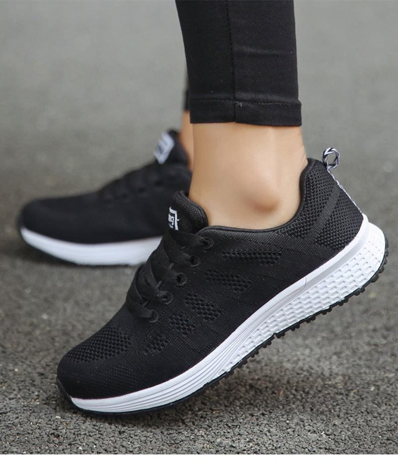 Women's Lightweight Breathable Running Sneakers - Athletic Comfort Shoes