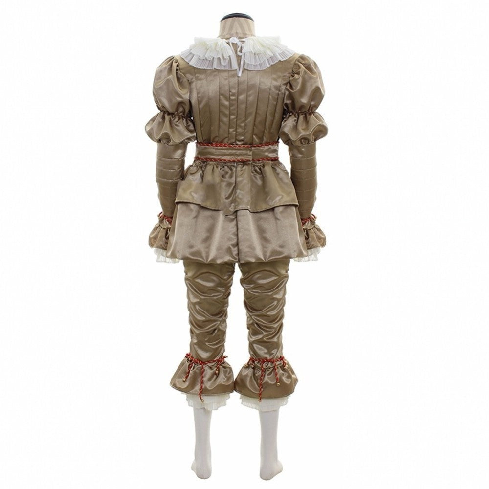 Halloween Pennywise Clown Costume Set for Adults – Scary Party Cosplay Outfit