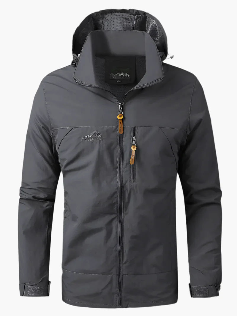 Men's Outdoor Waterproof Windproof Hiking Jacket – Adventure Ready Functional Outerwear