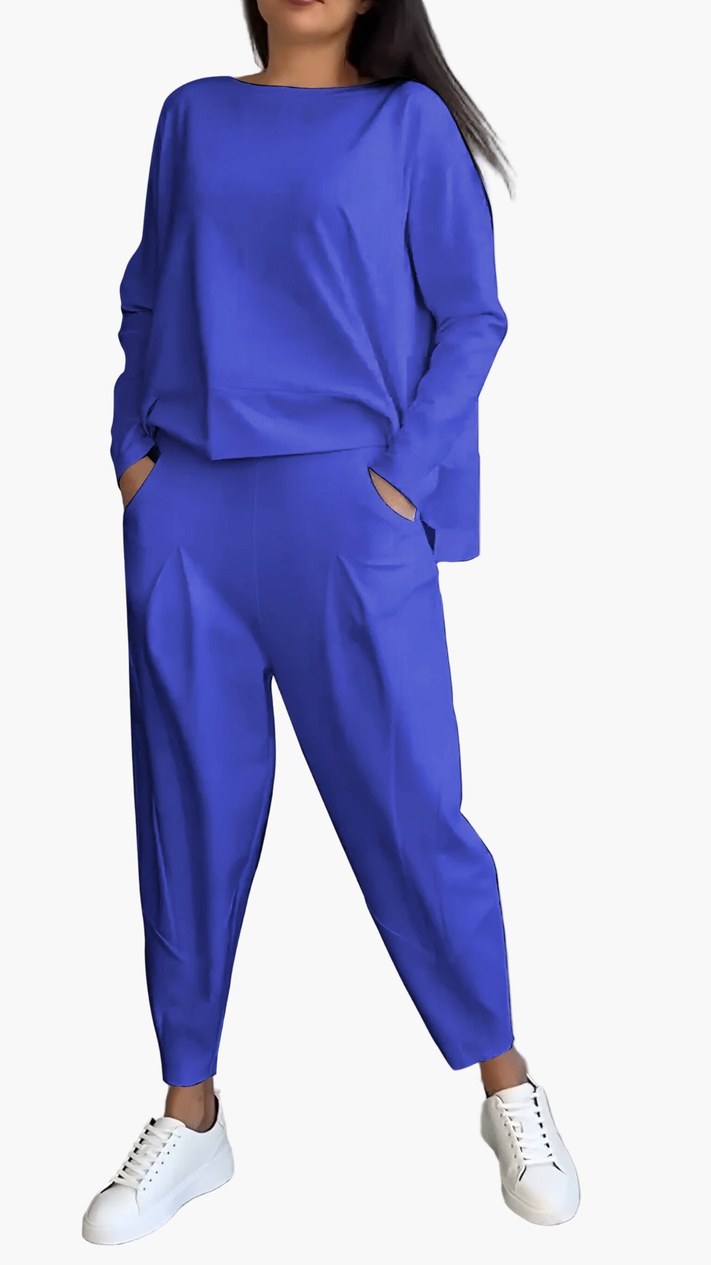Women's Relaxed Fit Two-Piece Loungewear Set – Casual Cozy Lounge and Street Style Outfit