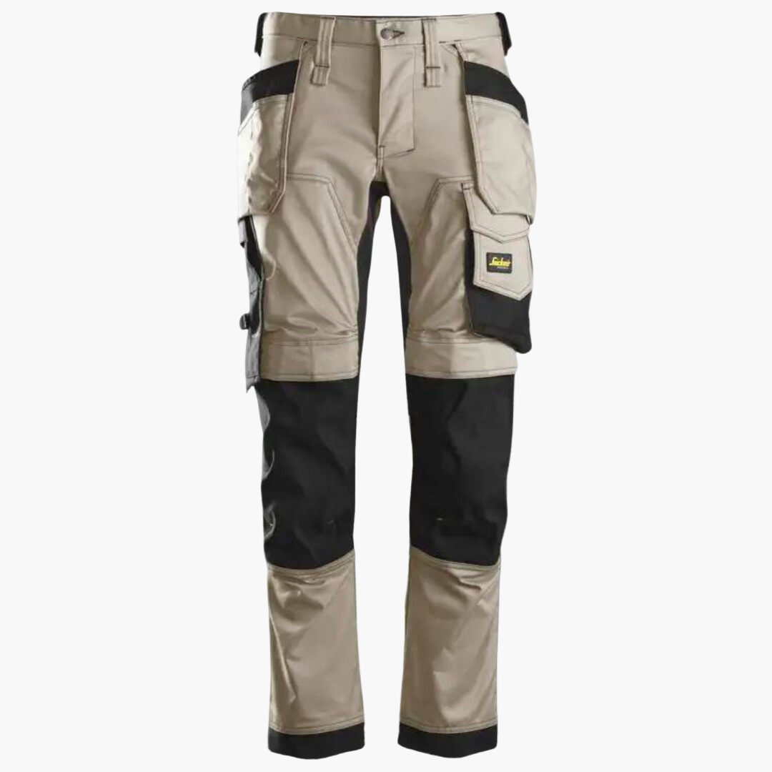 Men's Stretch Work Trousers with Holster Pockets – Durable Utility Pants for Professional Use
