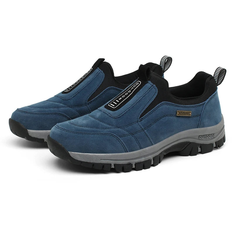 Men's Orthopedic Slip-On Walking Shoes for Outdoor Comfort and Support