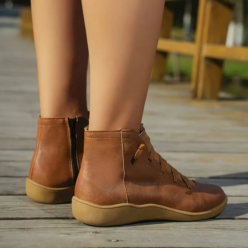 Women's Casual Comfort Ankle Boots – Fashionable Everyday Walking Booties