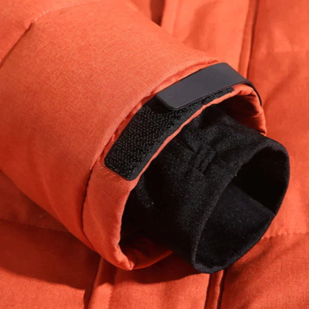 Men's Winter Down Jacket – Padded Hooded Parka for Cold Weather, Urban & Outdoor Style