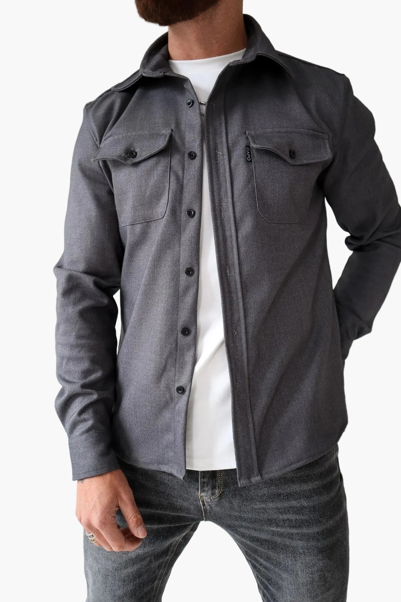 Men's Modern Shirt Jacket – Versatile Casual Style for Everyday Wear