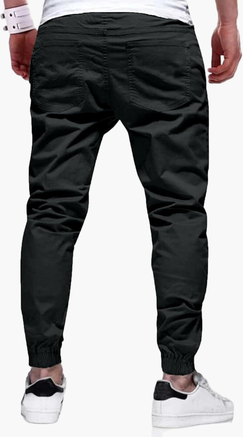 Men's Modern Stretch Cargo Jogger Pants for Casual and Outdoor Wear