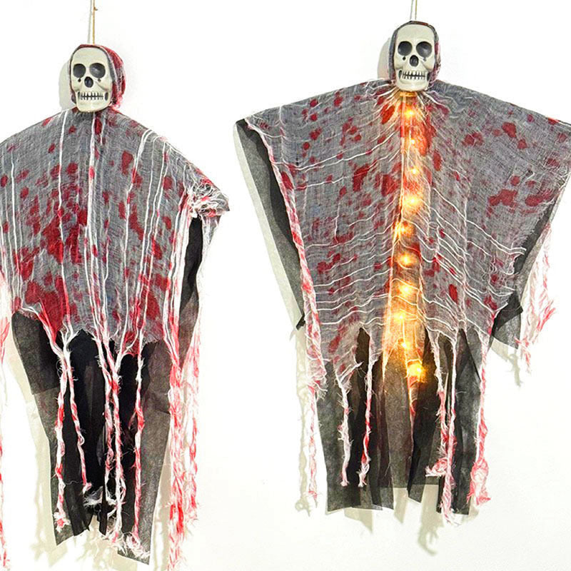 Halloween Luminous Hanging Ghost Skeleton Decoration
