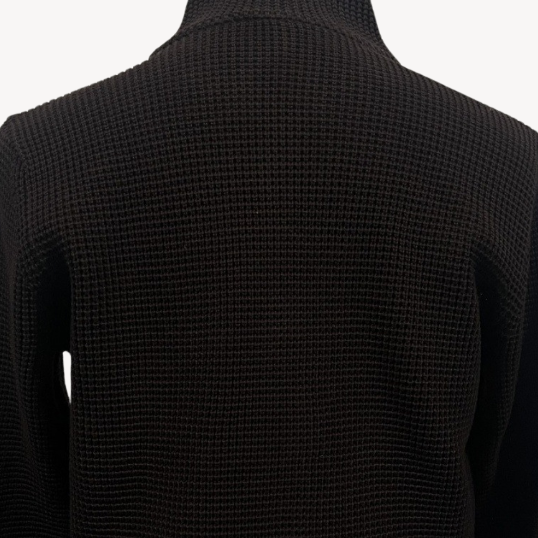 Men's Classic Knitted Cardigan Sweater for Casual and Business Wear