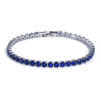 Diana – Simple Gang Drill Zircon Bracelet