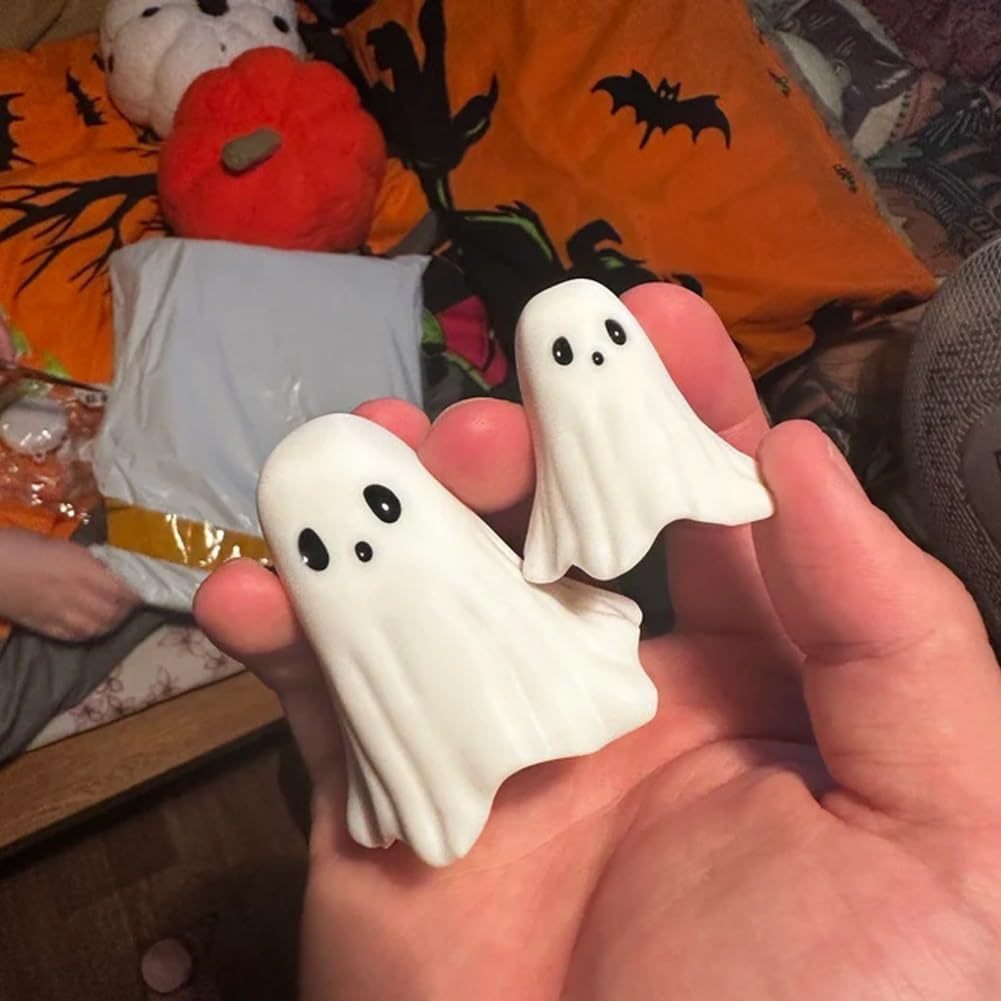 Halloween Ghost Resin Figurine - Funny Spooky Decoration for Parties & Home