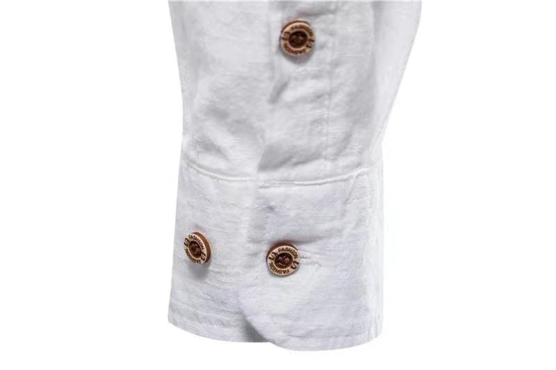 Nathaniel – Casual Fashion Long Sleeve Henley Shirt