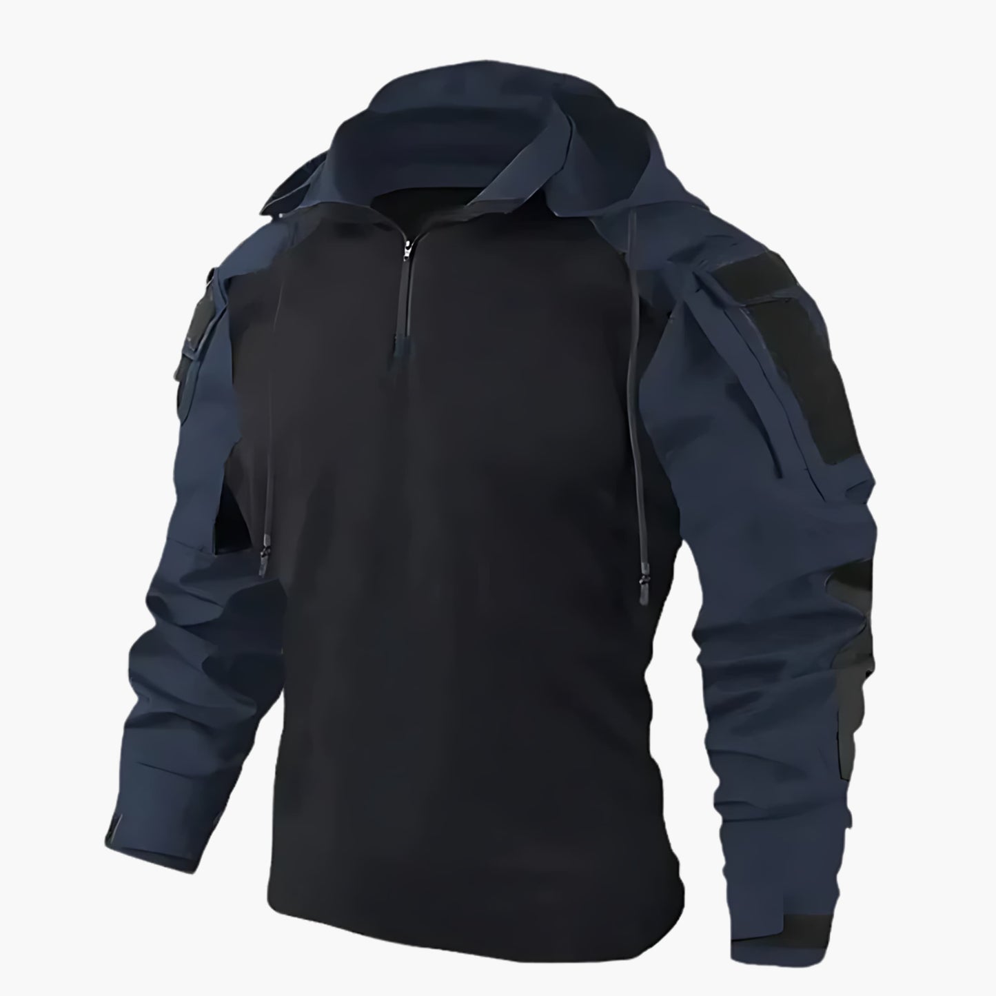 Men's Tactical Outdoor Softshell Jacket – Windproof Waterproof Adventure Hoodie