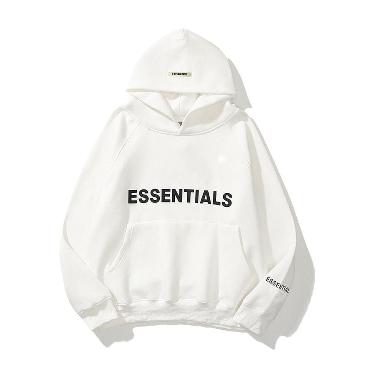 Men's Essentials Logo Pullover Hoodie Casual Streetwear