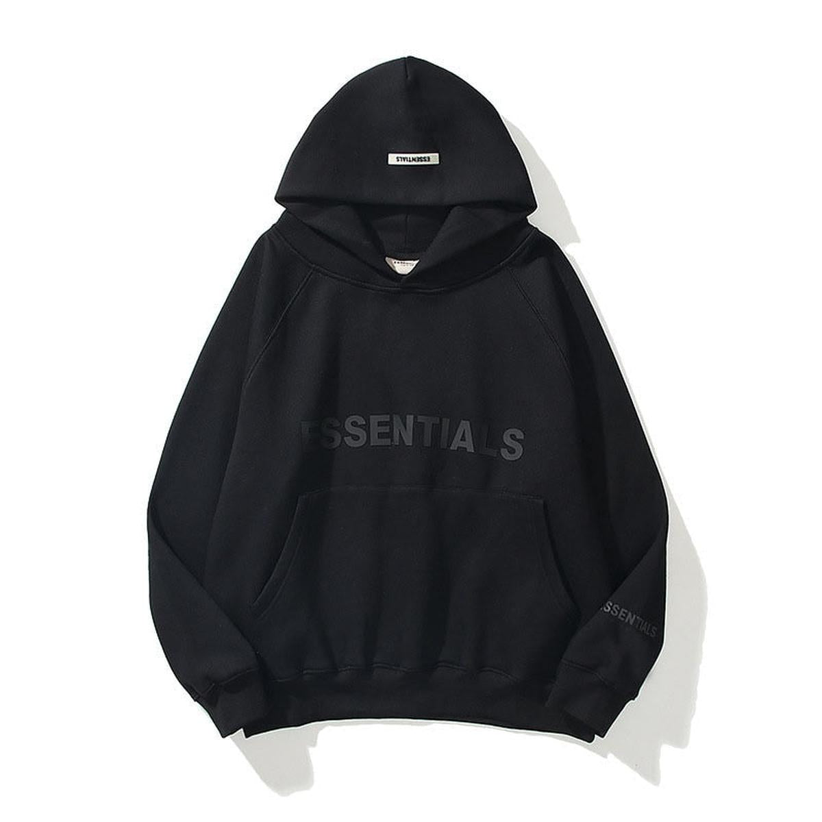 Men's Essentials Logo Pullover Hoodie Casual Streetwear