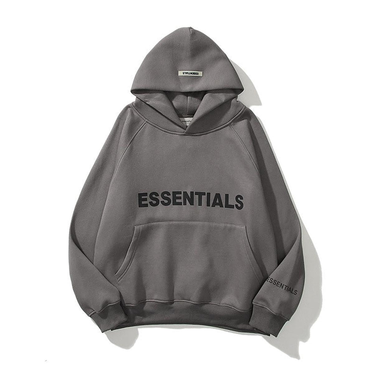 Men's Essentials Logo Pullover Hoodie Casual Streetwear