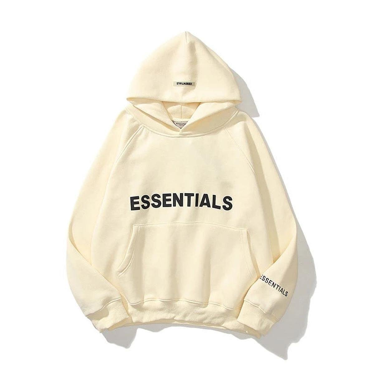 Men's Essentials Logo Pullover Hoodie Casual Streetwear