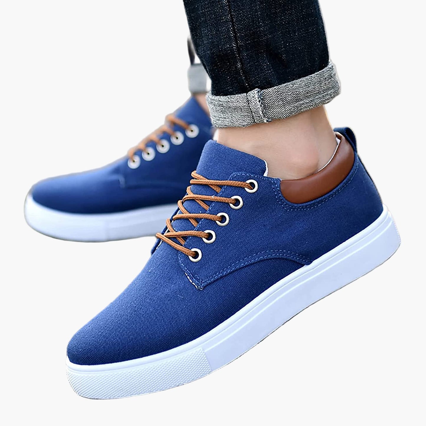 Men's Casual Canvas Sneakers – Versatile Everyday Comfort Shoes