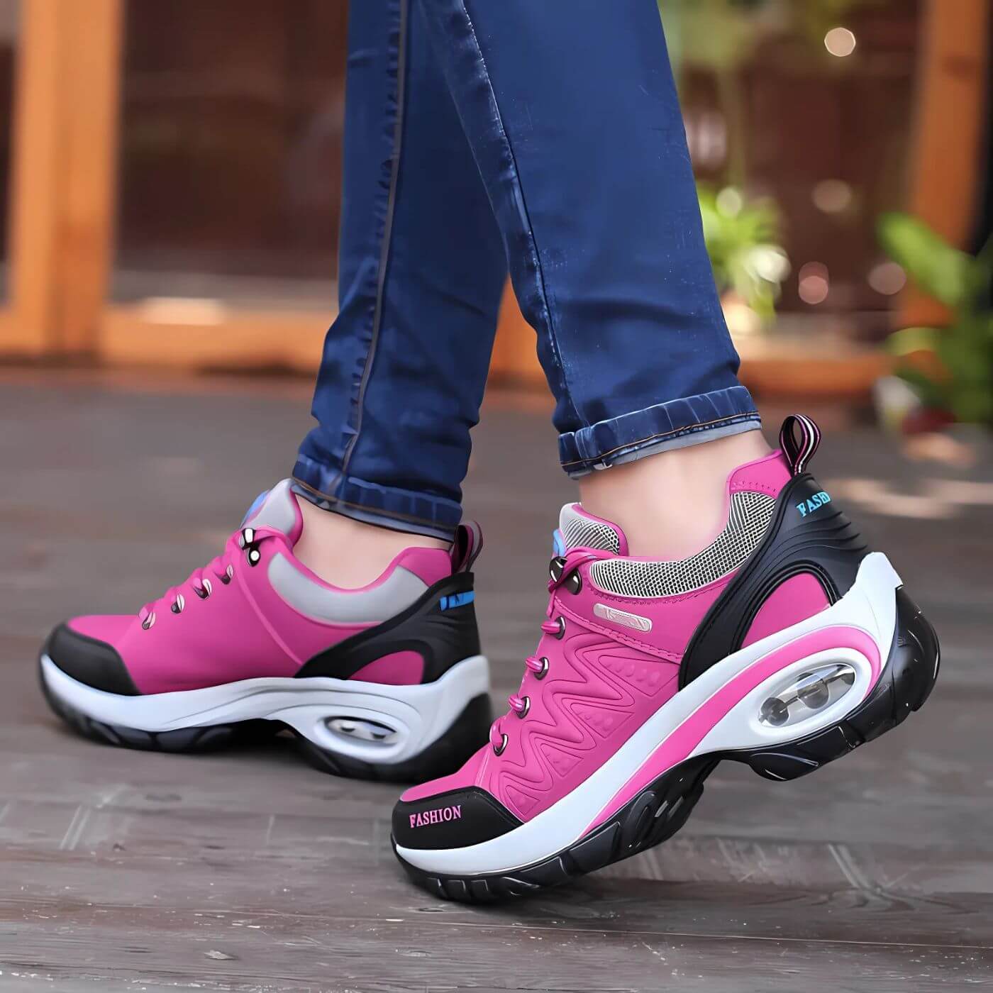 Women's ComfortStep Orthopedic Walking Sneakers - Fashion Athletic Supportive Shoes