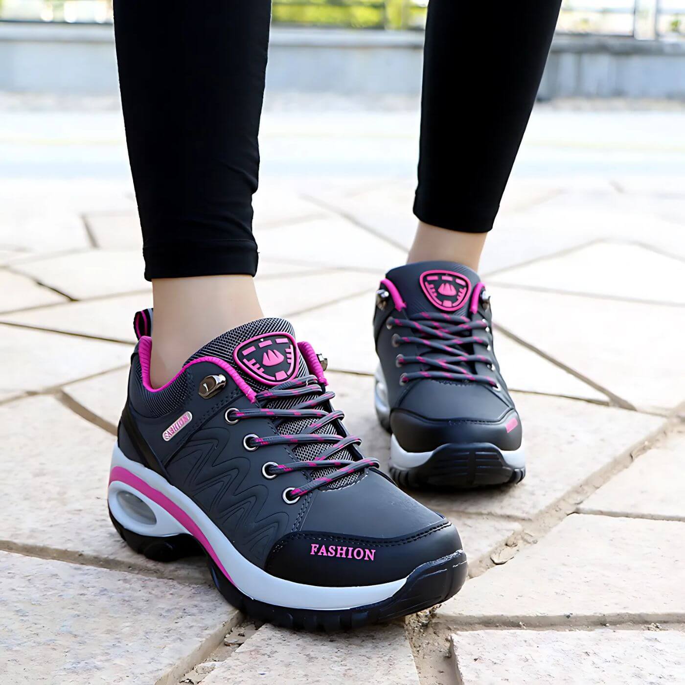 Women's ComfortStep Orthopedic Walking Sneakers - Fashion Athletic Supportive Shoes