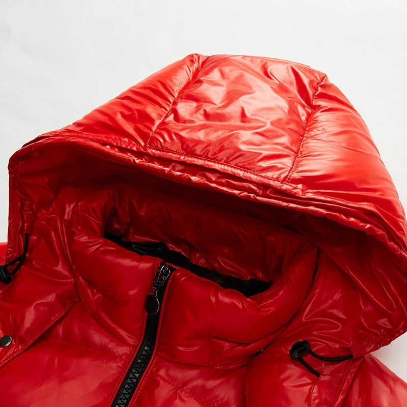 Men's Winter Puffer Jacket – Lightweight Insulated Hooded Coat for Cold Weather