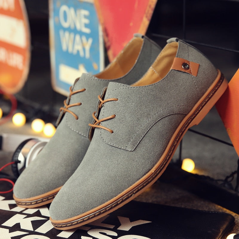 Men's Oxford Dress Shoes Classic Lace-Up Versatile Style