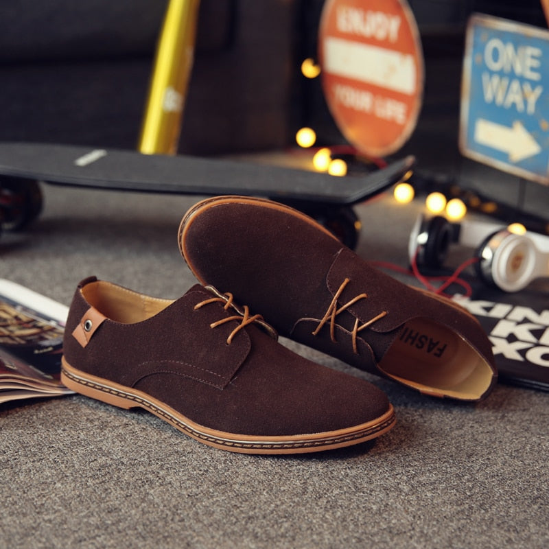 Men's Oxford Dress Shoes Classic Lace-Up Versatile Style