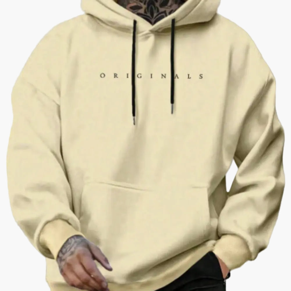 Men's Originals Statement Hoodie – Casual Streetwear Pullover for Everyday Comfort