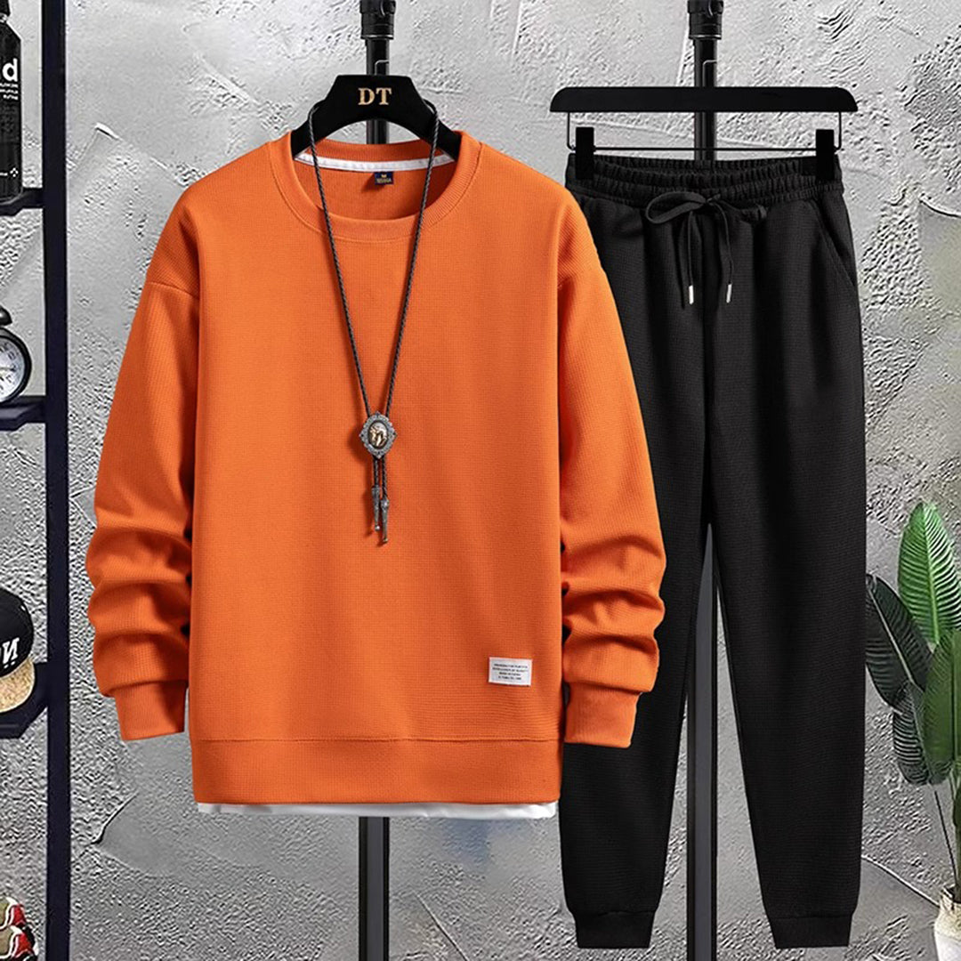 Men's Modern Relaxed Fit Jogging Set – Casual Sport Style Loungewear Outfit