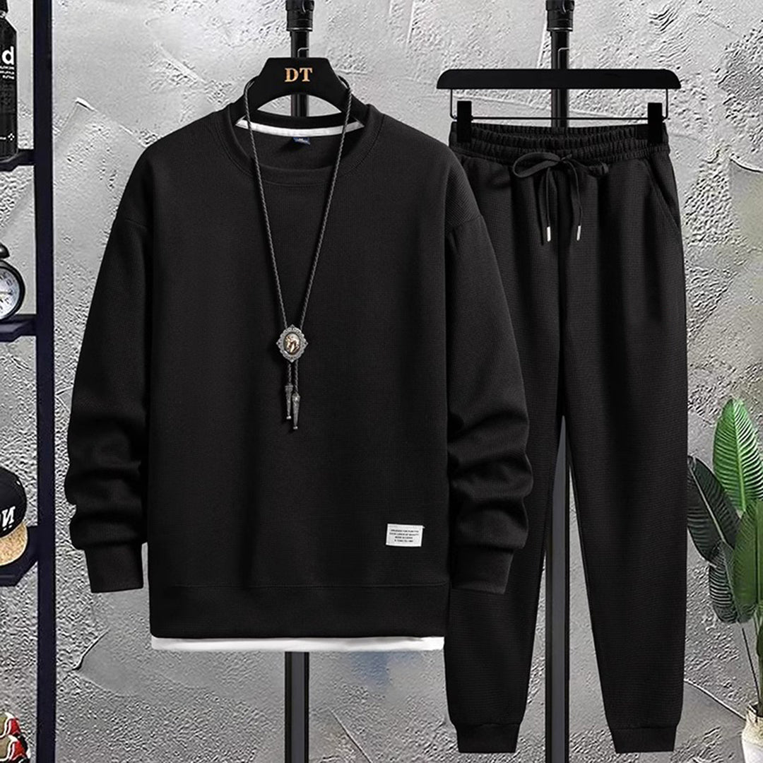 Men's Modern Relaxed Fit Jogging Set – Casual Sport Style Loungewear Outfit