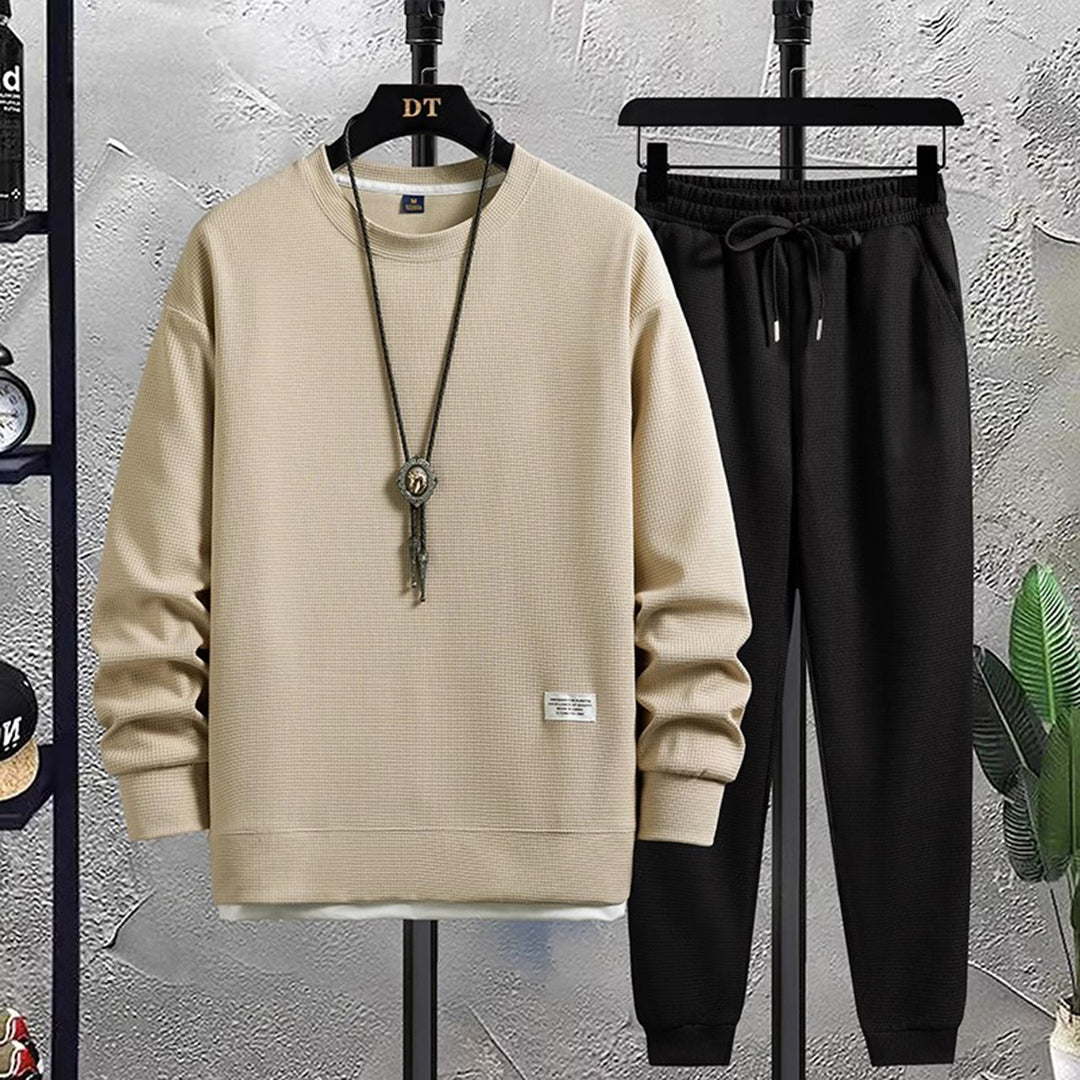 Men's Modern Relaxed Fit Jogging Set – Casual Sport Style Loungewear Outfit