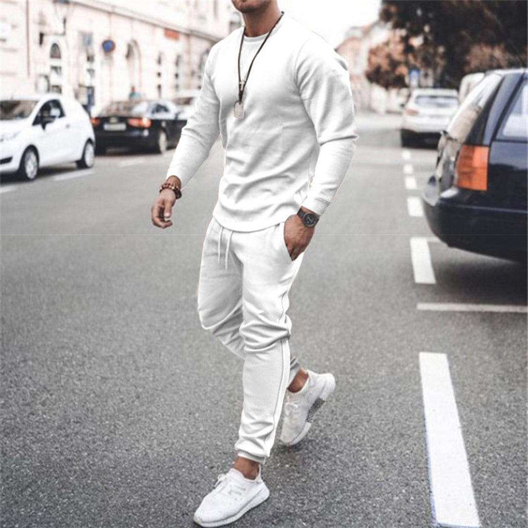 Men's Modern Slim Fit Tracksuit Set – Casual Streetwear Jogger Outfit
