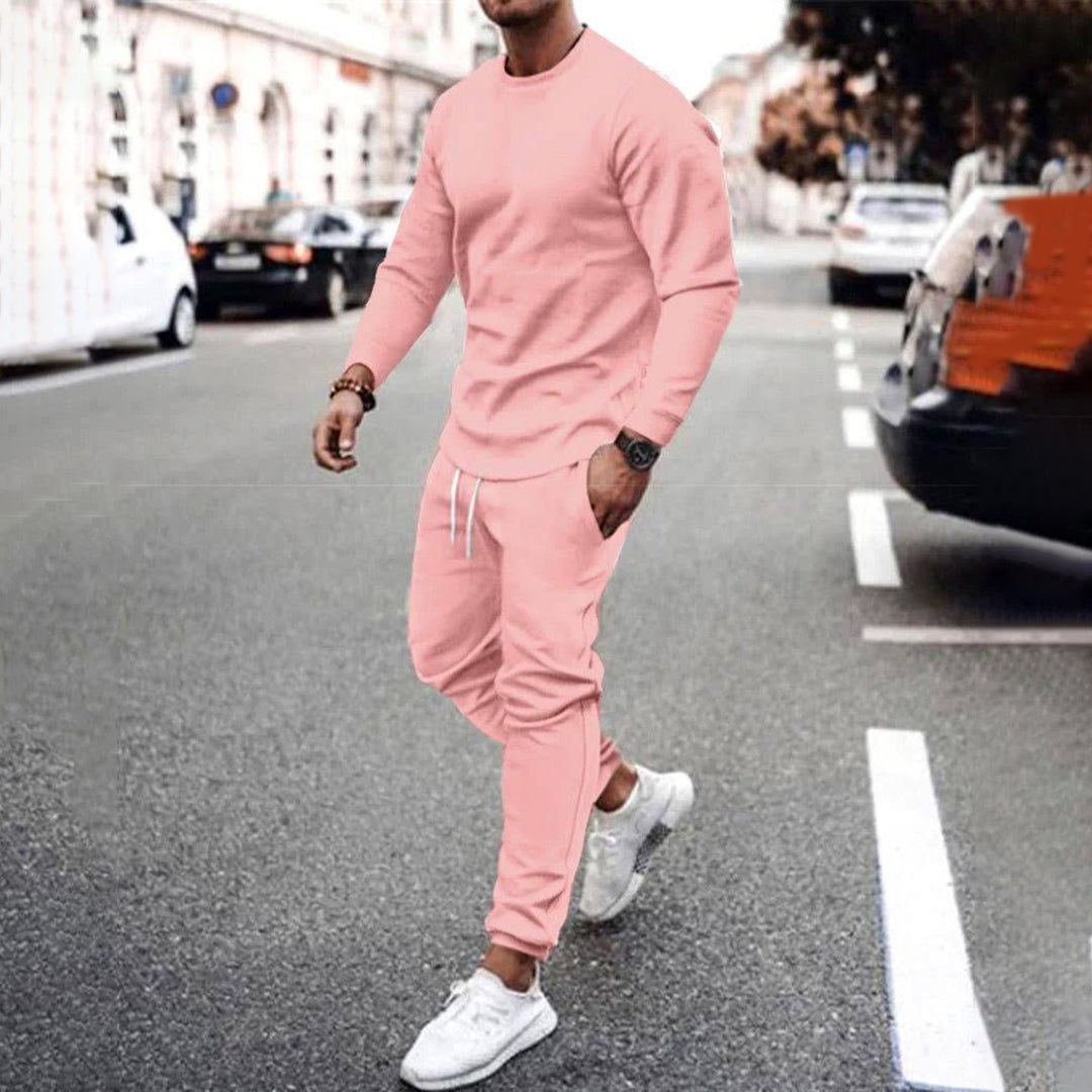 Men's Modern Slim Fit Tracksuit Set – Casual Streetwear Jogger Outfit