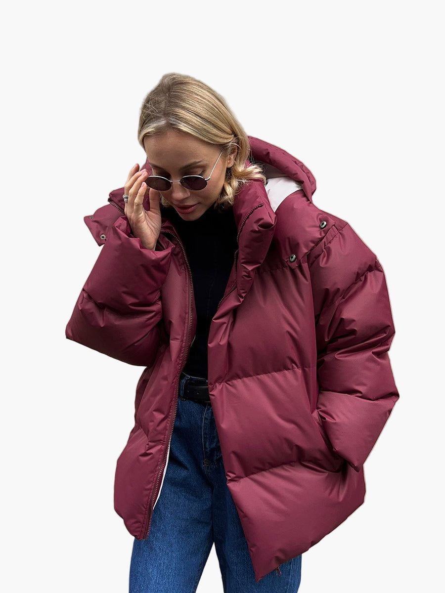 Women's Winter Puffer Jacket – Stylish Warm Quilted Outerwear for Cold Weather