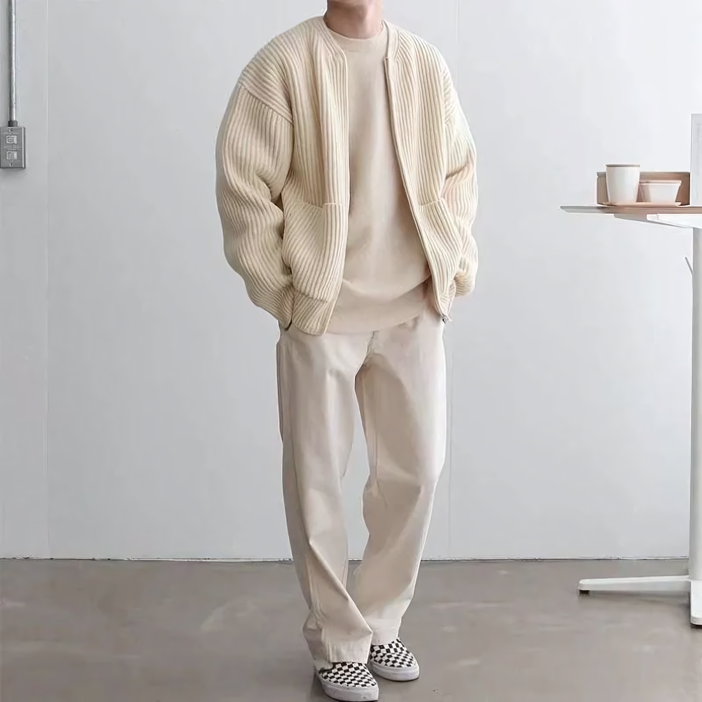 Men's Casual Zip Cardigan Sweater – Modern Everyday Knitwear