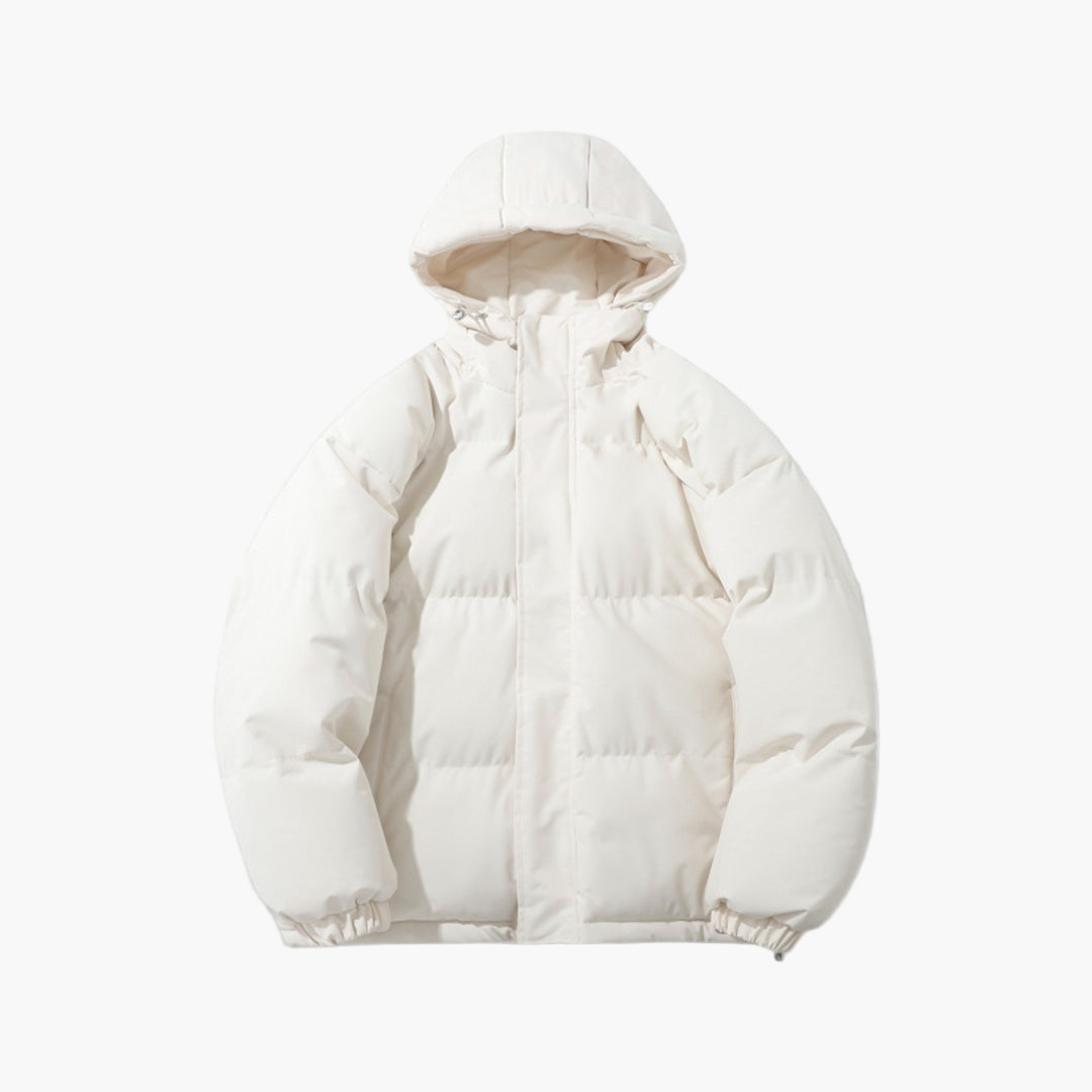 Men's Classic Winter Puffer Parka Jacket with Hood – Urban Casual Outdoor Warmth
