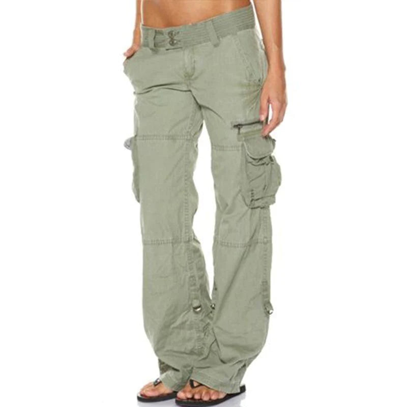 Women's Cargo Pants Relaxed Fit Streetwear Utility Trousers