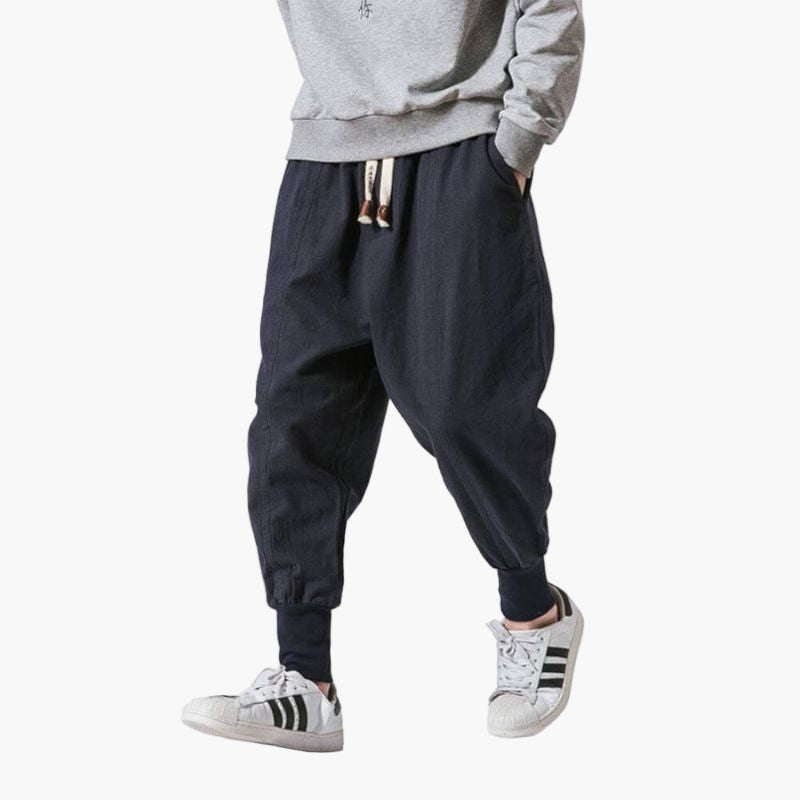 Men's Casual Harem Pants Relaxed Fit Everyday Comfort Style