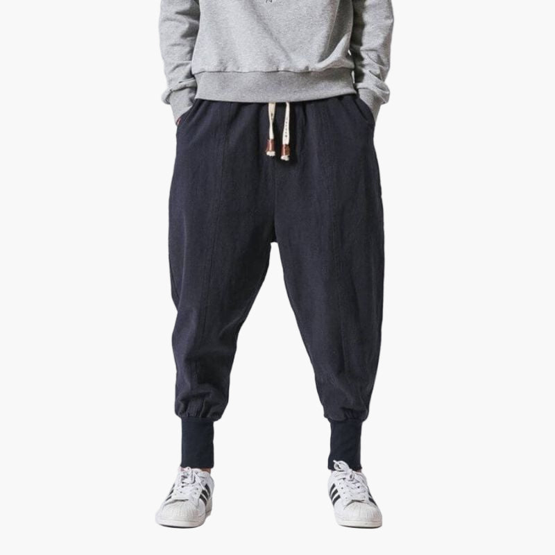 Men's Casual Harem Pants Relaxed Fit Everyday Comfort Style