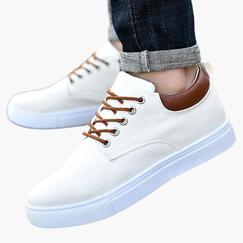 Men's Casual Canvas Sneakers – Versatile Everyday Comfort Shoes